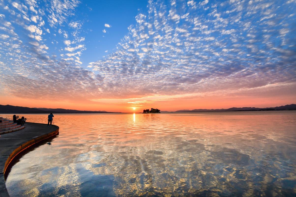 宍道湖の夕日